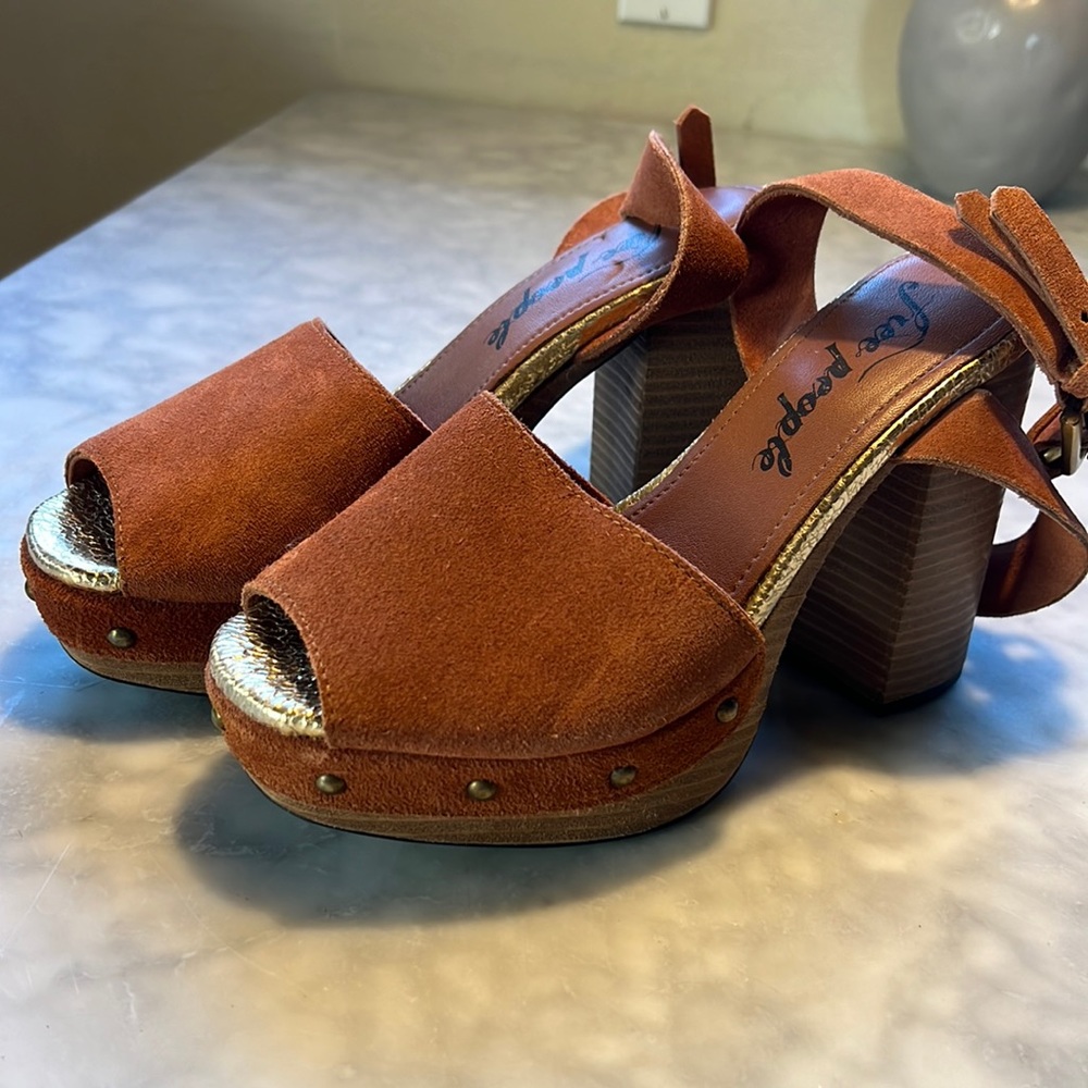 Free People Justine suede sandal
